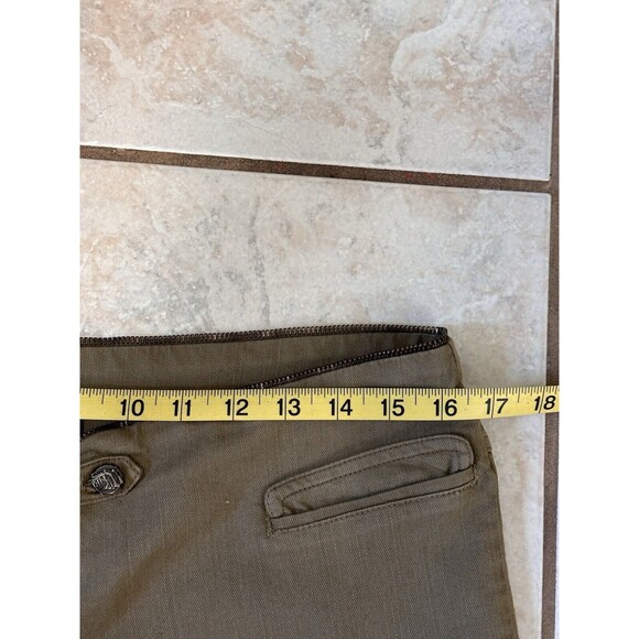 Versace Women’s Sz 34-48 Couture Vintage Jeans Khaki Straight Leg Ittierre Italy - Picture 7 of 16